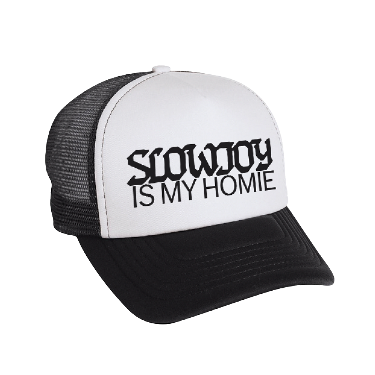 Slow Joy is My Home Trucker (Black)